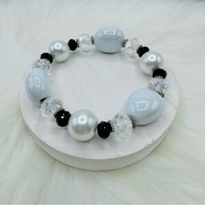 Colorful Beaded Glass Fashion Statement Stackable Bracelet Style 4